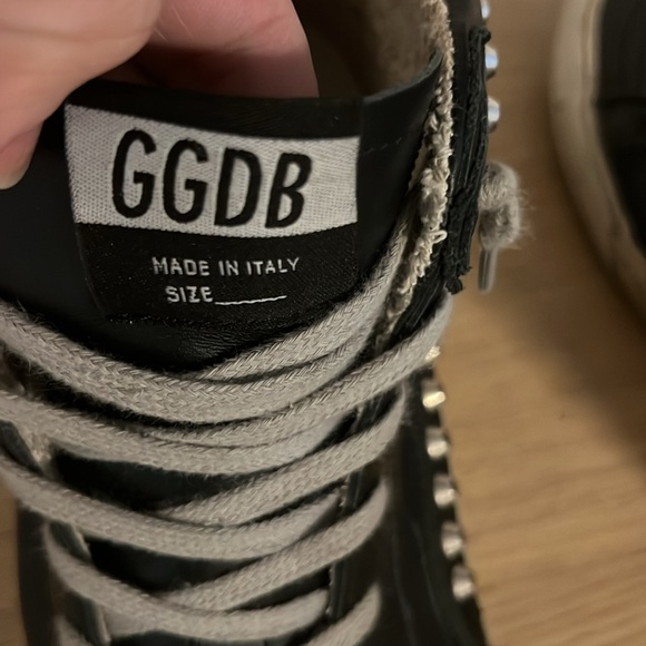 Golden Goose Slide Size 41 Black Leather Studded SSENSE Private Edition - Picture 8 of 9